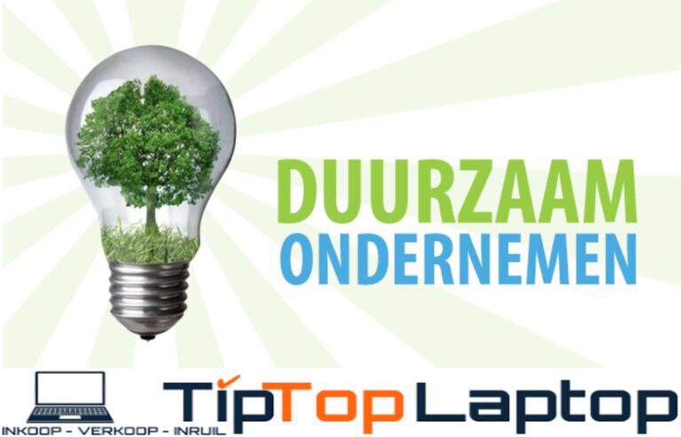 duurzaam ondernemen door refurbished laptops te kopen
