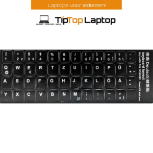Duitse QWERTY toetsenbord stickers (German/ Deutsch)
