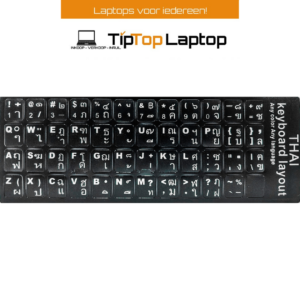 Thaise QWERTY toetsenbord stickers (Thai/ ภาษาไทย)