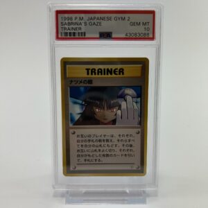 1998 Pokémon Japanese Gym 2: Sabrina's Gaze – PSA 10 GEM MT (BANNED ART)