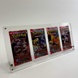 Premium Acryl Display INCLUSIEF 4x Scarlet & Violet Destined Rivals Booster Packs