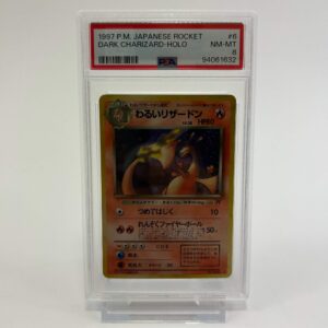 PSA 8 Dark Charizard Holo #6 Japanese Team Rocket 1997 NM-MT