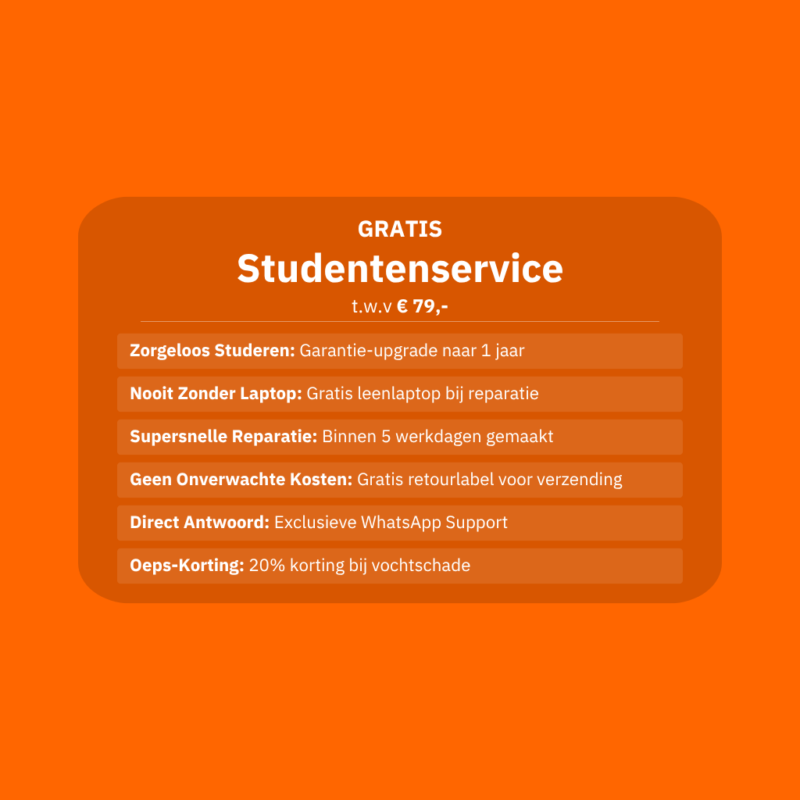 Gratis Studentenservice Pakket