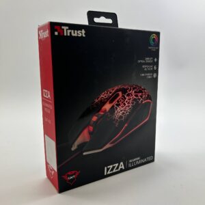 Trust GXT 105 Izza | Gaming Muis | Bedraad | Met verlichting | 2400 DPI | Nieuw/Geseald
