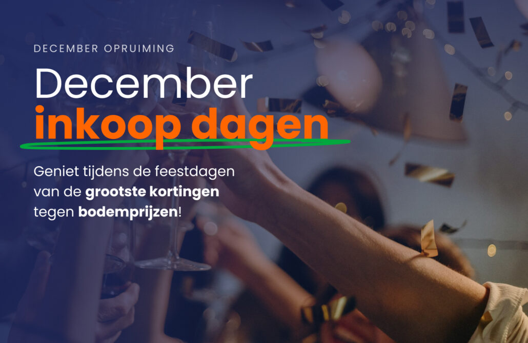 December refurbished laptop inkoop dagen bij tiptoplaptop.nl